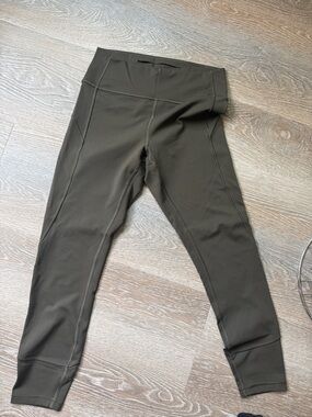Lululemon In Movement- Olive Green- size 8, 25”